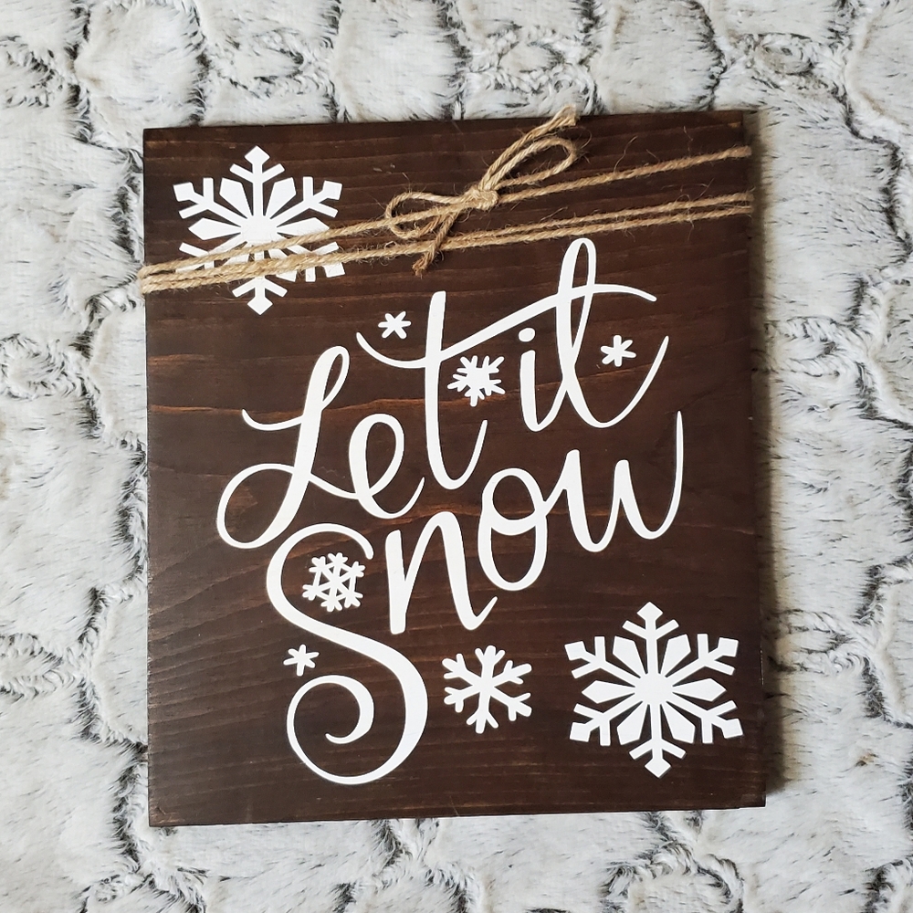 Let it Snow Sign - Picture 3 of 5